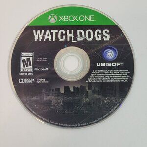 Xbox One Watch Dogs Ubisoft Video Game Disc (No case)